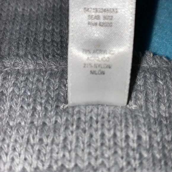 JOE BOXER rhinestone bling knit gray soft scarf size OSFM - Picture 5 of 7